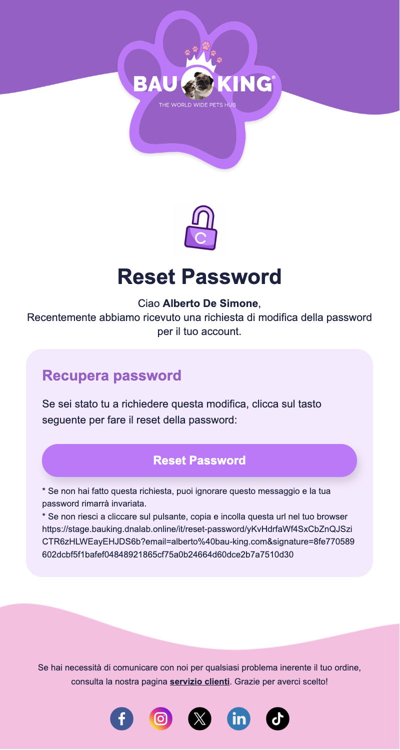 Email Reset Password