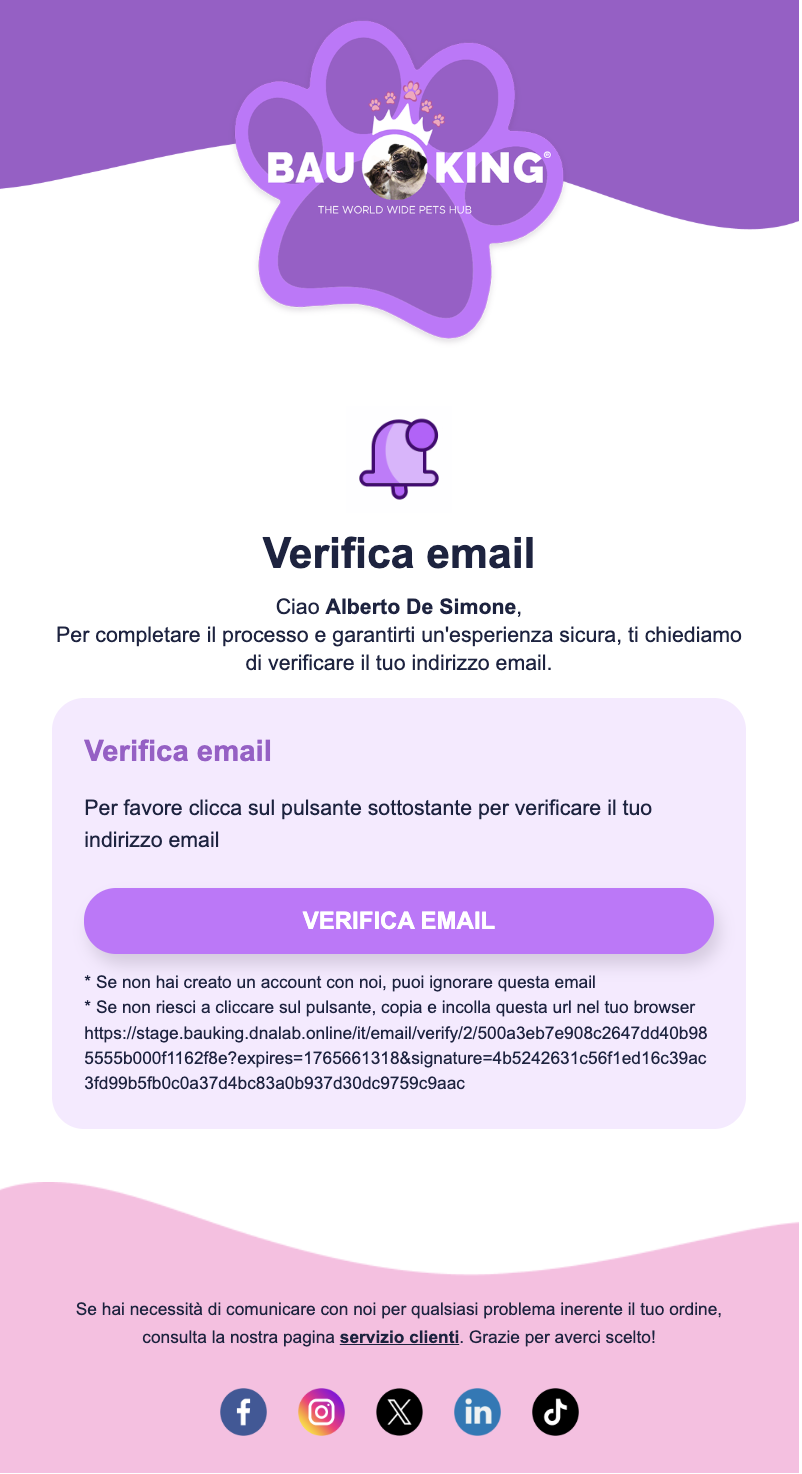 Email Verifica Email